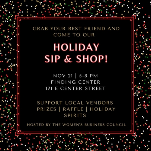 Holiday Sip Shop Nov 2024